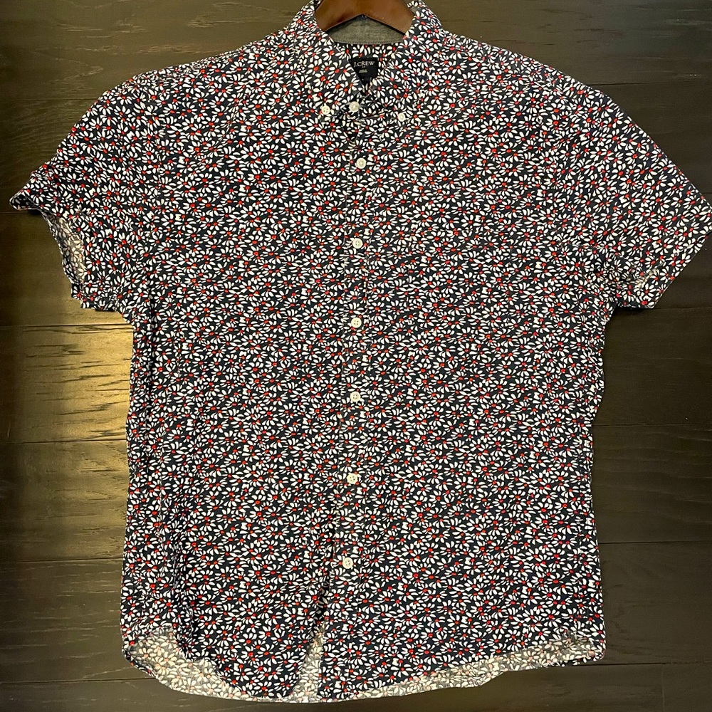 Men’s Jcrew Patterned Button Down Shirt - image 1